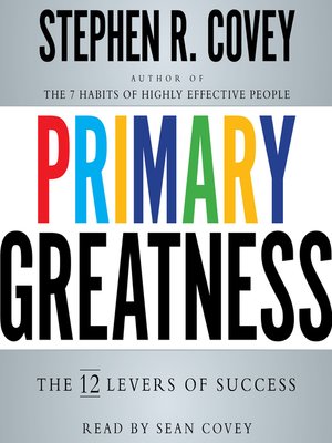 cover image of Primary Greatness